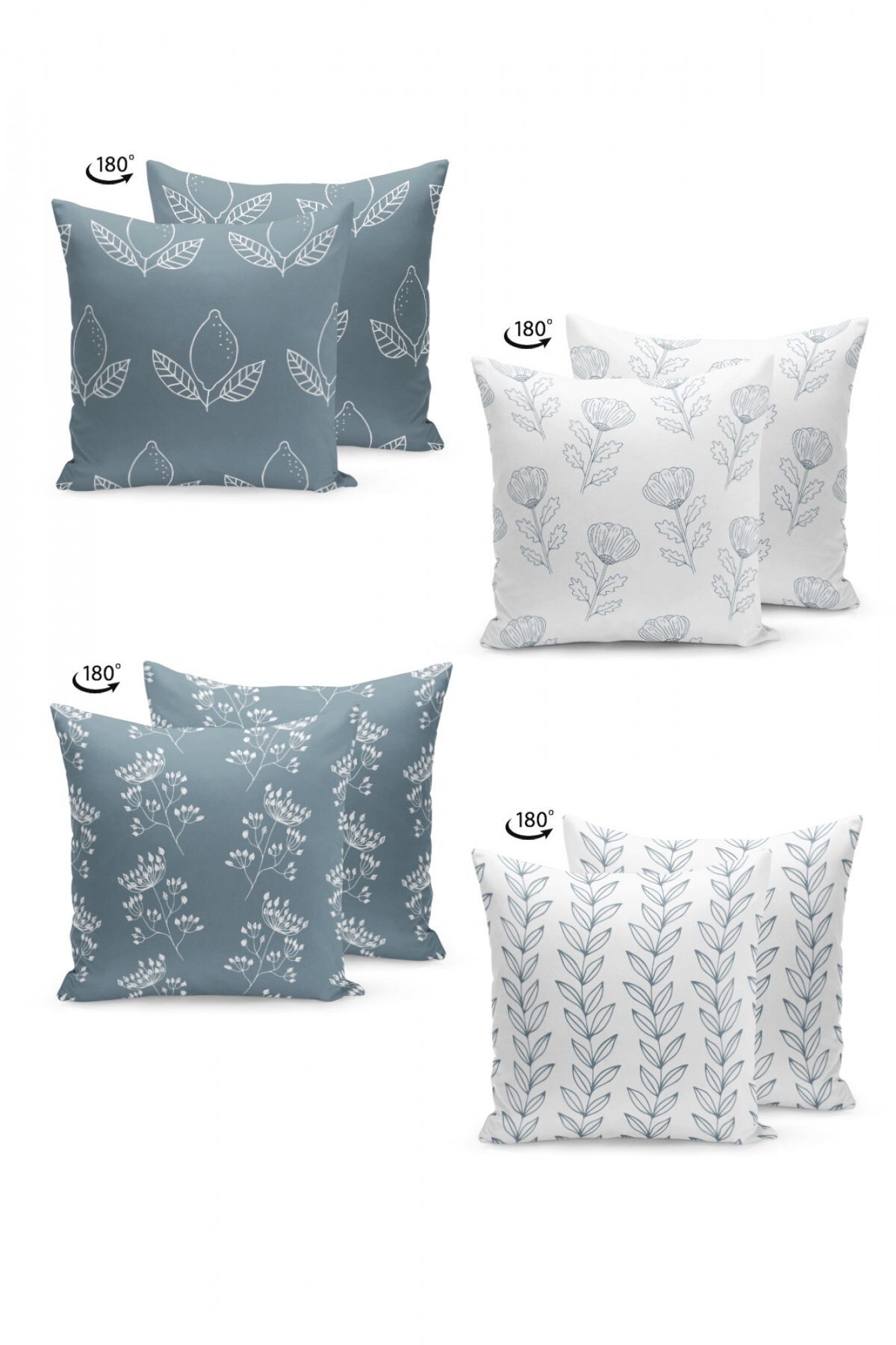 Pillowcases - Set of 4 Flowering