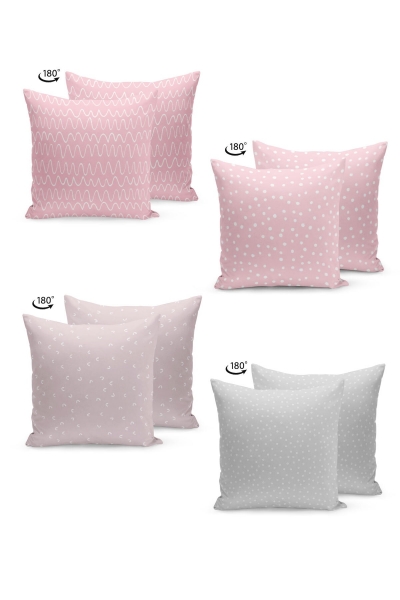 Pillowcases - Set of 4 Pink