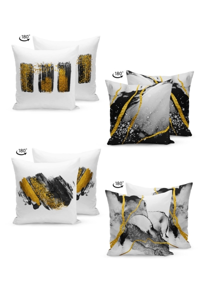 Pillowcases - Set of 4 Yellow Touch